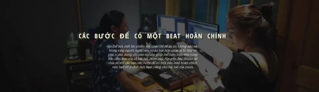 Các bước để có một Beat hoàn chỉnh